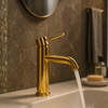 Balneo Cascade washbasin faucet model 1 gold