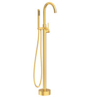 Bateria wannowa Balneo Cascade model 2 shiny gold