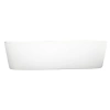 Umywalka nablatowa Balneo Savia 49 x 38 cm biała ceramiczna