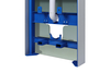 Frame / cistern frame surface-mounted TOILET Balneo Fix-Frame Glass Milky white with glass tempered
