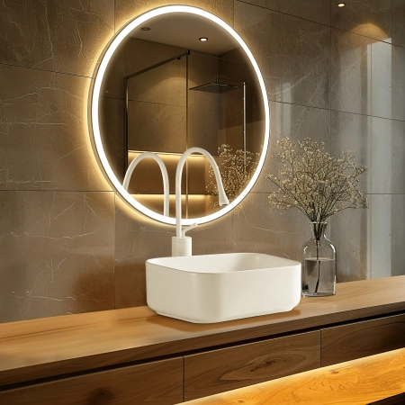 Balneo Natra 40.5 × 30 cm White Ceramic Countertop Sink