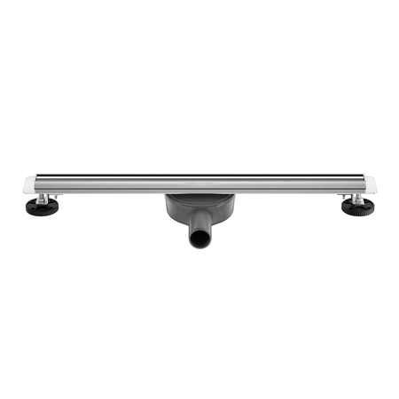Linear drain floor Balneo Slim & Low ProLine Inox 80 cm chrome