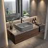 Umywalka BELORIA Solid Surface Cemento Raw