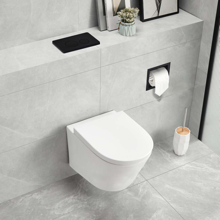 Przycisk spłukujący do WC Balneo Oxo czarny