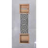Balneo Wall Box Paper 2 Copper – Built‐In Wall-Mounted Stainless Steel Paper Holder with Storage compartment