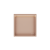 Półka wnękowa Balneo Wall Box LED Miedziana 30 x 30 x 10 cm