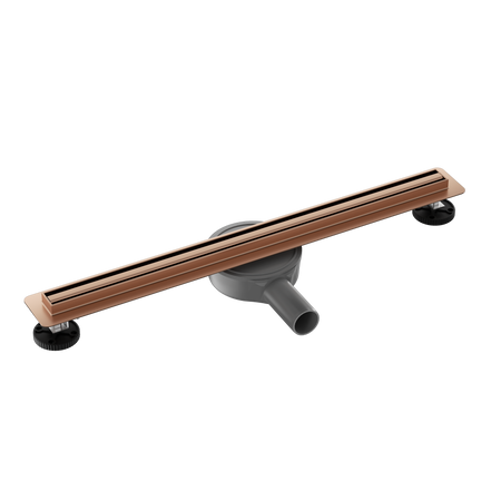 Odpływ liniowy podłogowy Balneo Slim & Low ProLine Copper 90 cm miedziany