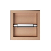 Uchwyt na papier Balneo Wall Box Paper 1 Copper miedziany wbudowany w ścianę ze stali nierdzewnej