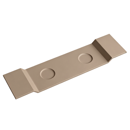 Bathtub shelf VANO Solid Surface Mocca Mousse