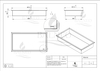 Niche shelf Balneo Wall Box One Inox 60 x 30 x 10 cm made of stainless steel brushed with flange