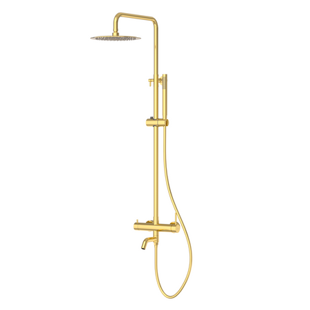 Balneo Cascade shower mixer set 1 shiny gold