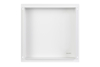 Balneo Wall Box No rim White 30 x 30 x 10 cm white stainless steel recessed shelf without collar