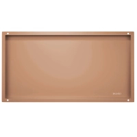 Balneo Wall Box No rim Copper 60 x 30 x 10 cm copper stainless steel recessed shelf without collar
