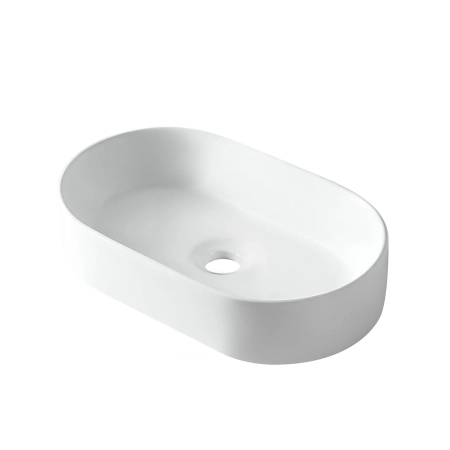 Balneo Nessa 51 x 31 cm White Ceramic Countertop Basin