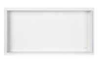 Balneo Wall Box No rim White 60 x 30 x 10 cm white stainless steel recessed shelf without collar