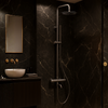 Balneo Cascade shower mixer set 1 gun metal