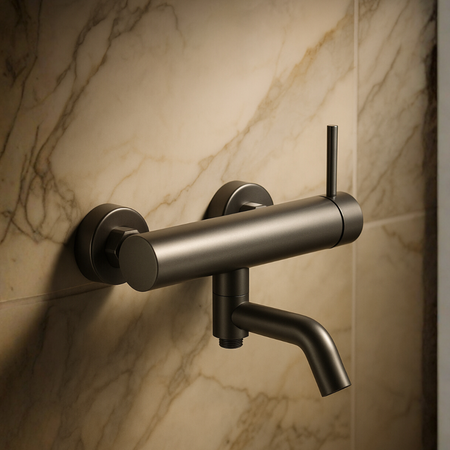 Balneo Cascade model 1 gun metal bath mixer