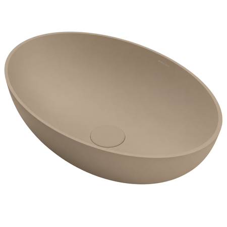 Washbasin SOVELIA Solid Surface Mocca Mousse