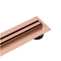 Odpływ liniowy podłogowy Balneo Slim & Low ProLine Copper 70 cm miedziany