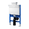 Balneo concealed WC set Fix-Frame Low frame with white Luxa Tornado WC bowl