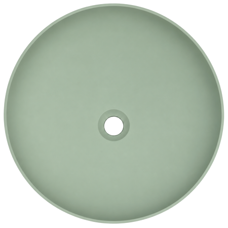 Washbasin TIERA Solid Surface Pistachio Cream