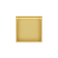 Półka wnękowa Balneo Wall Box LED Złota 30 x 30 x 10 cm