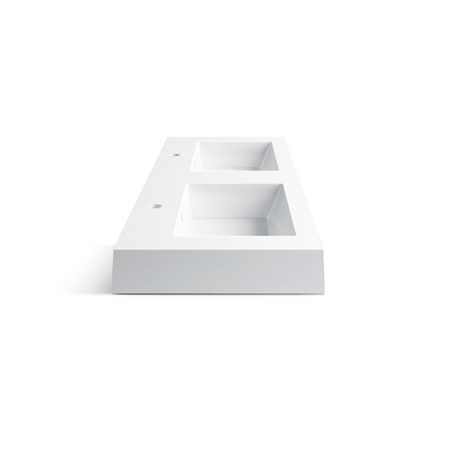 Balneo Maxi countertop washbasin 120 x 46 cm white conglomerate