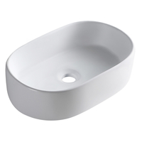 Balneo Vilar Above-Counter Basin 56 x 35.5 cm, White Ceramic