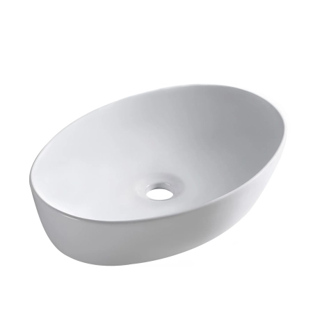 Balneo Vileo 62 × 42 cm White Ceramic Countertop Washbasin