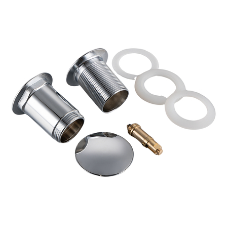 Korek umywalkowy mosiężny Balneo Klik Klak C chrom bez przelewu