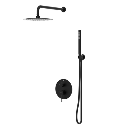 Bateria prysznicowa Balneo Cascade zestaw 2 black