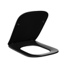 Black Balneo LUGA Soft-Close Toilet Seat for WC Bowl