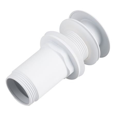 Basin plug brass Balneo Klik Klak C white without overflow