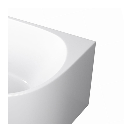 Left-Hand Corner Freestanding Balneo AVOLA Bathtub, 150 × 75 cm, White Acrylic with Stainless Steel Frame and 6 Stabilizing Feet, including Overflow and White Plug