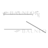 Balneo Gun Metal Floor Slope Strip, Right, 170 cm