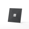 Brodzik z konglomeratu mineralnego Balneo Stone Tray 90 x 90 x 2,5 cm ciemnoszary niski kwadratowy