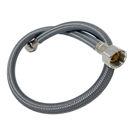 Balneo PEX connection hose gray braided 3/8" x 3/8" 40 cm