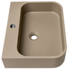 Washbasin BELORIA Solid Surface Mocca Mousse