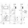 Stelaż podtynkowy WC Balneo Fix-Frame Slim Next 