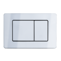 Flush button for TOILET Balneo Axo chrome made of stainless steel