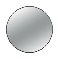 Lustro okrągłe Balneo Corina black 100 cm