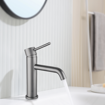 Balneo Cascade washbasin faucet model 1 gun metal
