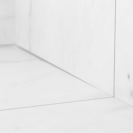 Listwa spadkowa Balneo inox przyścienna prawa 120 cm