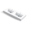 Balneo Maxi countertop washbasin 120 x 46 cm white conglomerate
