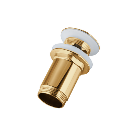 Basin plug brass Balneo Klik Klak E gold with overflow