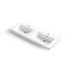 Balneo Mila countertop washbasin 120 x 45,8 cm white conglomerate