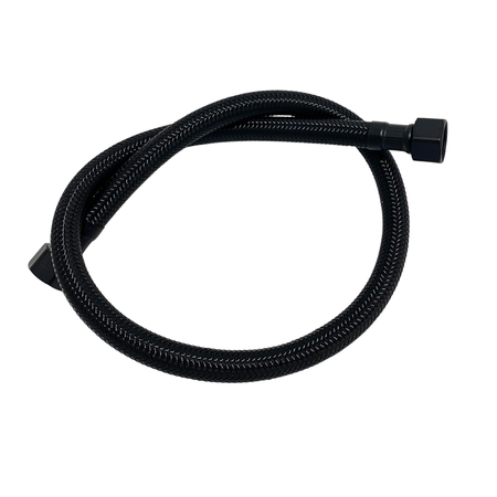 Wężyk przyłączeniowy Balneo PEX w oplocie czarnym 3/8" x 3/8" 40 cm