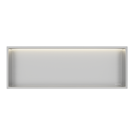 Balneo Wall Box LED Inox recessed shelf 90 x 30 x 10 cm