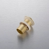 Balneo Brass Click-Clack Basin Plug B, Gold, Without Overflow – Brushed Gold