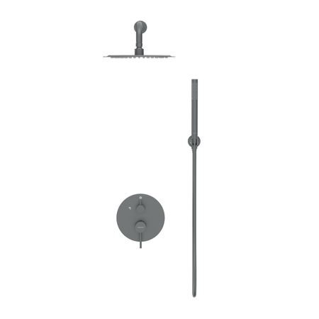 Bateria prysznicowa Balneo Cascade zestaw 2 gun metal